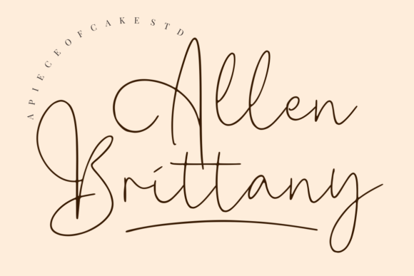 Allen Brittany Font for Web Design