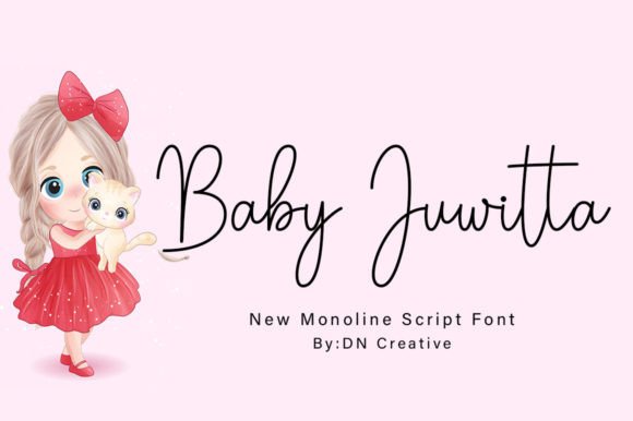 Baby Juwitta Font for Creative Projects