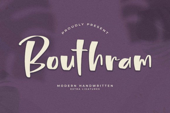 Bouthram – Modern Handwritten Font