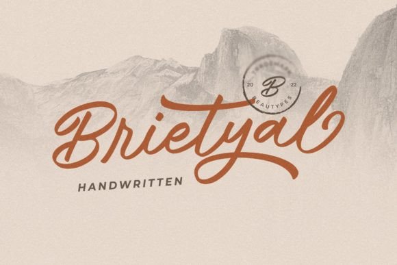 Brietyal: A Handwritten Font for Creative Expression