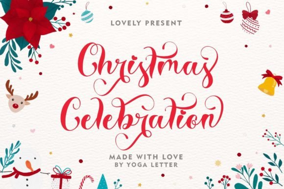Christmas Celebration Font Review