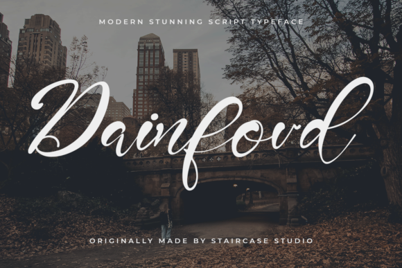 Dainford Font: Elegant Script for Digital Design