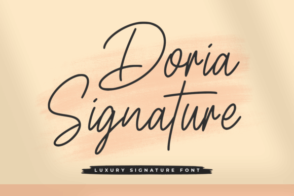 Doria Signature Font: A Maker’s Love Letter to Beautiful Typography