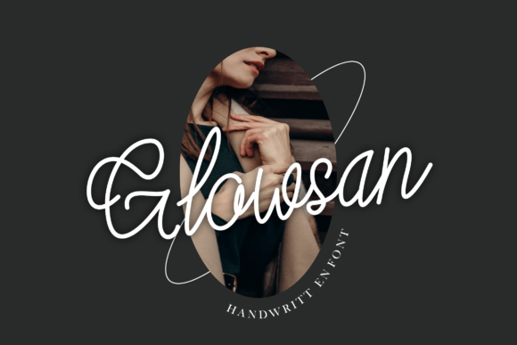 Glowsan Font: Elegant Script for Editorial Design