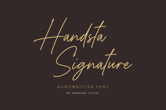 Handsta Signature Font Review