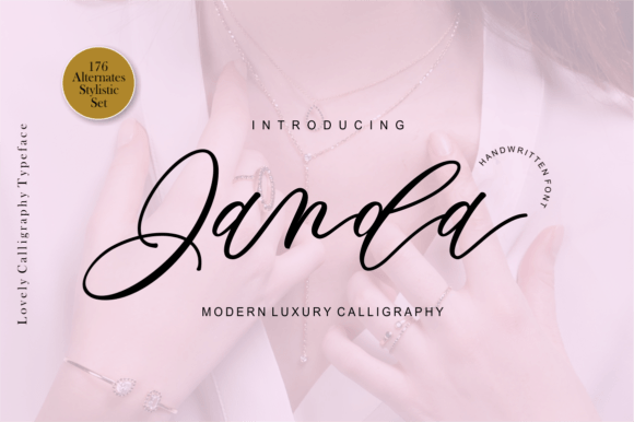 Janda: A Dazzling Script Font for Makers