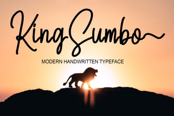 King Sumbo: A Handwritten Script Font
