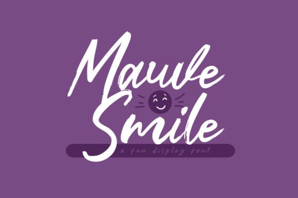 Mauve Smile Font for Creative Brands