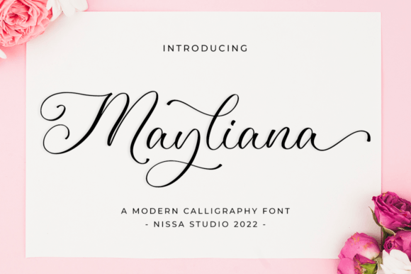 Mayliana: Elegant Script Font for Crafters