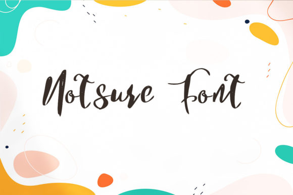 Notsure Font for Creative Projects