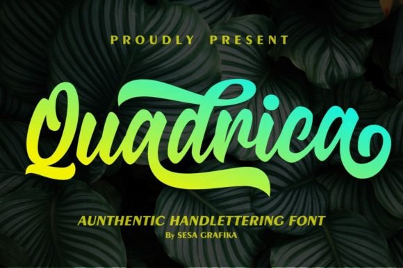 Quadrica Font Review