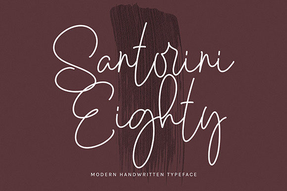 Santorini Eighty Font Review