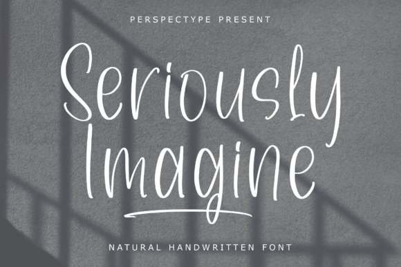 Seriously Imagine Font for Web Design