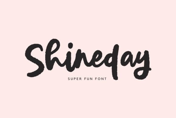Shineday Font: Bold Handwritten Elegance