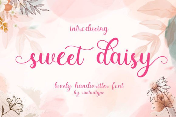 Sweet Daisy Font for Creative Design