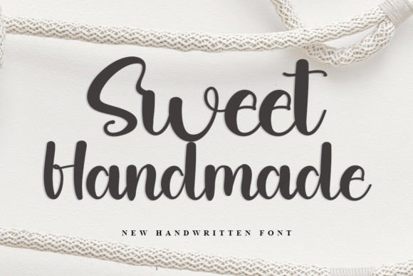 Sweet Handmade Font for Creative Projects