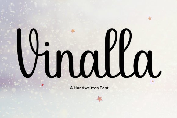 Vinalla: A Handwritten Font for Web Design